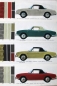 Preview: Volkswagen Karmann-Ghia 1500 Farbkarte 1964 Automobilprospekt (2611)